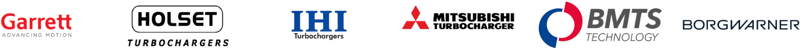 Garrett, Holset, IHI, Mitsubishi, BMTS, BorgWarner